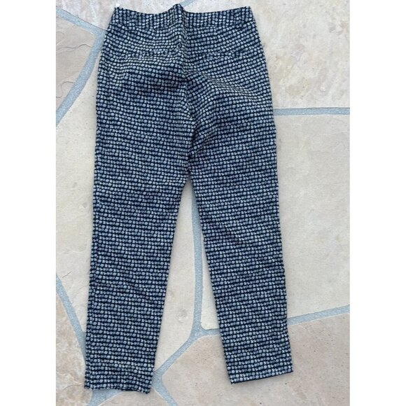 Gerald Deral Pants Black White Print Trousers Size 38 - Picture 3 of 3